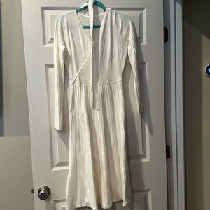 Off white sweater dress